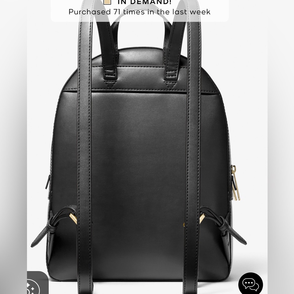 Michael Kors Jaycee Medium Pebbled Leather Backpack. Sz: M - Picture 3 of 8